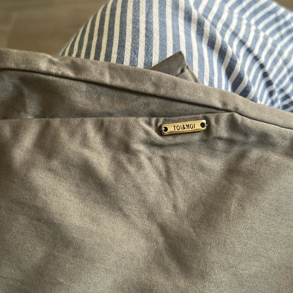 Toi & moi high waisted green shorts - Picture 2 of 5